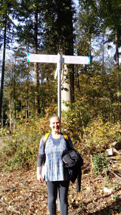 Wanderwegweisung Burgensteig