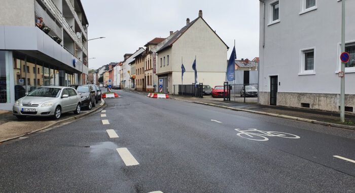 Fahrradstraße Speyerer Straße, bisher als Provisorium