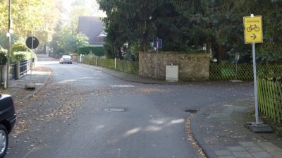 Beispiel für die Ausweisung einer Umleitung für den Radverkehr Beispiel für die Ausweisung einer Umleitung für den Radverkehr