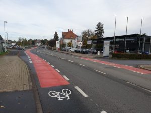 Schutzstreifen Festungsstraße